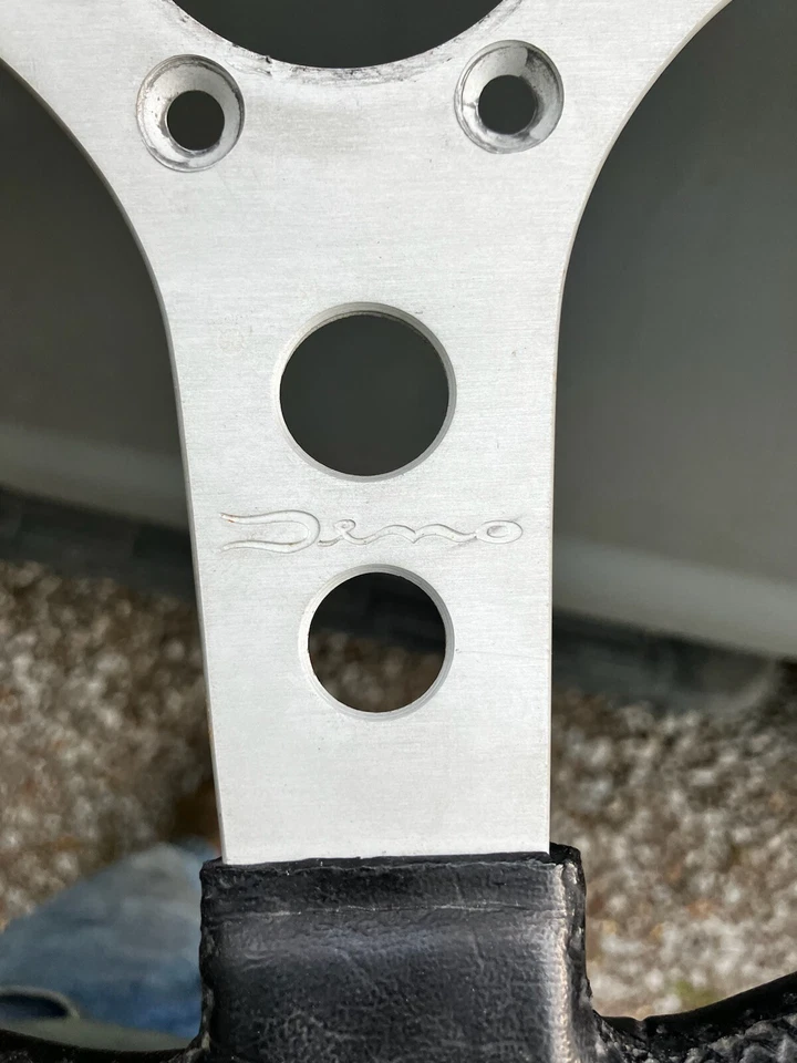 Volante de cuero Ferrari 206 246 GT GTS Dino Foto 4 de 4