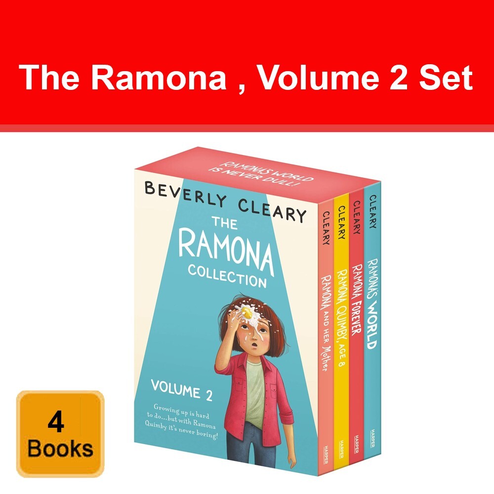 The Ramona 4 Book Collection, Volume 2 by Beverly Cleary, Jacqueline Roger