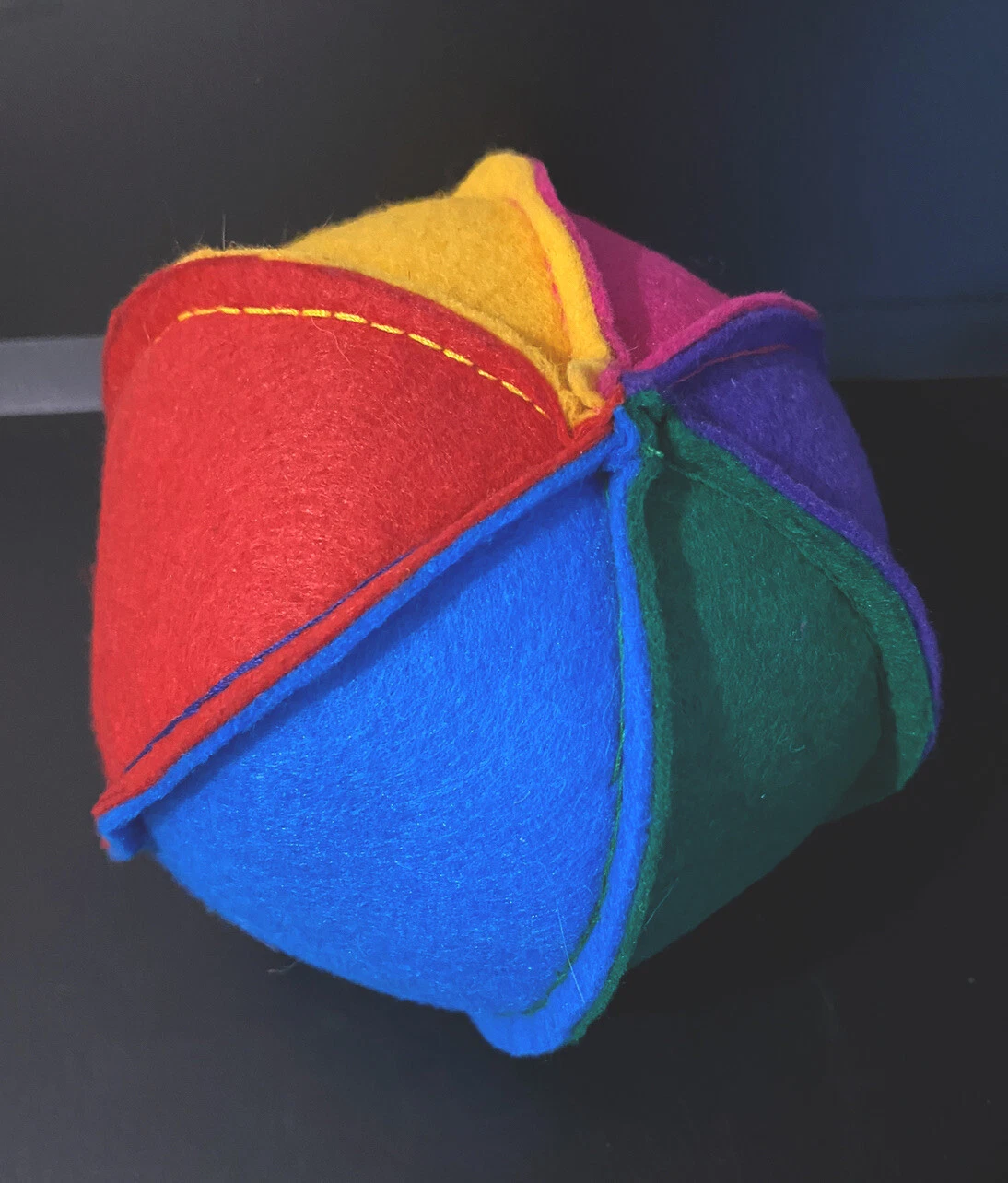 Cat Toy Cat Play Jingle Ball Felted Ball With Bell Jingle Ball Kitten With Love