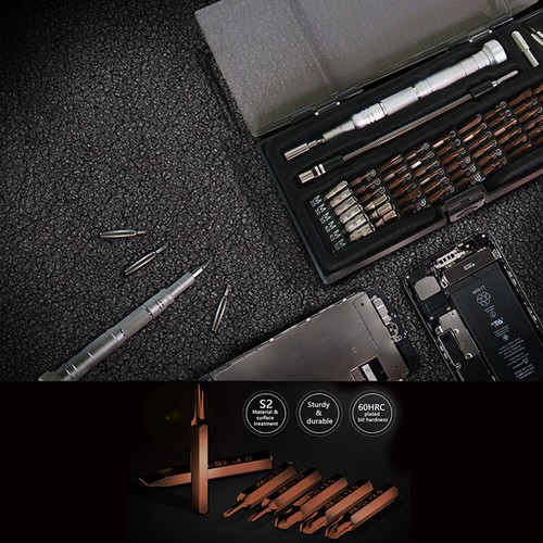 Jakemy 61 in 1 Screw Driver Repair Tools For Electronic PC Laptop Repair JM-8166 - Picture 12 of 12