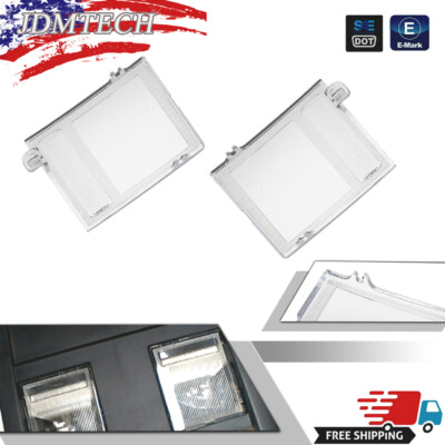 Overhead Console Dome Light Lens R/H L/H Set For 05-20 Jeep Dodge Chrysler Chall