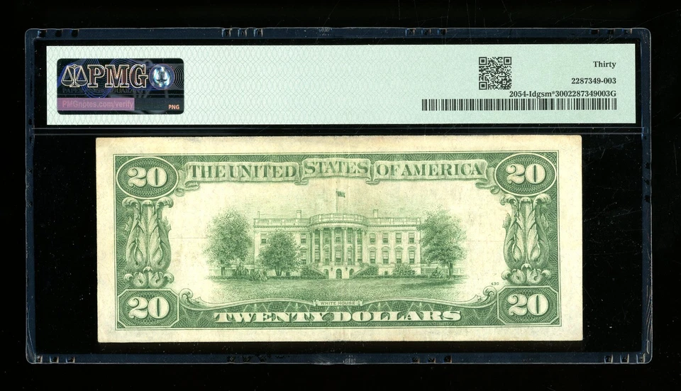 DBR 1934 $20 DGS Mule STAR Minneapolis Fr. 2054-Idgsm* PMG 30 Serial I00162150* - Image 2 of 2