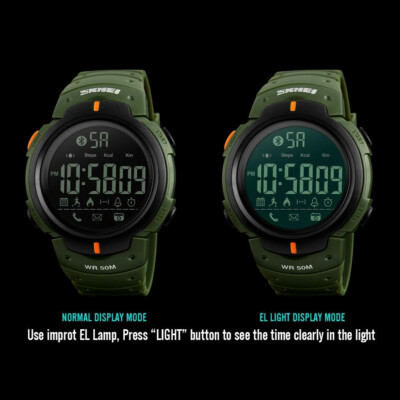 SKMEI Men Women's Fashion Smart Bluetooth Watch Pedometer LED Quartz Wristwatch