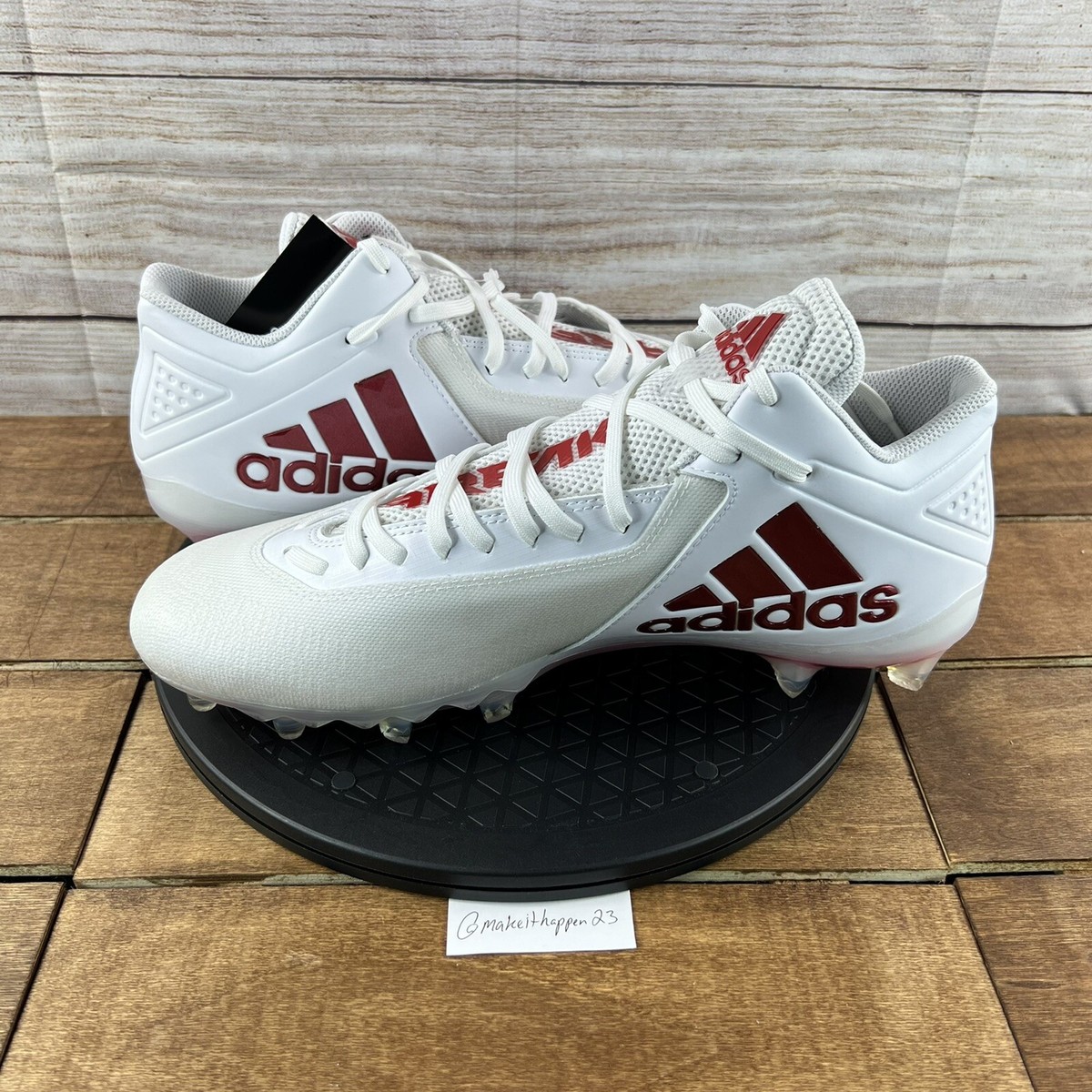 Adidas SM Freak Mid White University Red Football Cleats Amazon.com | Adidas Freak Mid FX1308 White-Red Men main image 2