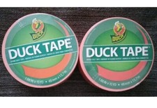 2-PACK Neon Orange Color Duck Tape Brand Duct Tape 1.88in. x 15yd - 48mm x 13,7m