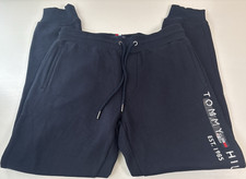 Tommy Hilfiger Sweatpants Navy Blue Tapered Drawstring Size Medium