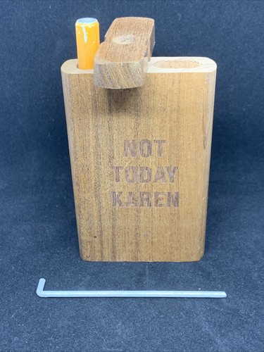 BOX SET TOBACCO 4" DUGOUT NOT TODAY KAREN 3” METAL ONE HITTER FLOWER BOWL STASH - Picture 10 of 12
