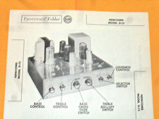NEWCOMB MODEL D-12 Amplifier - Schematic  Data - SAMS PHOTOFACT