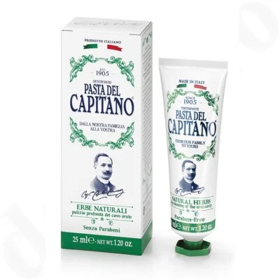 Pasta del Capitano natürliche Kräuter Zahnpasta Premium Collection Edition 25ml
