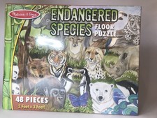 melissa and doug endangered species puzzle animal names