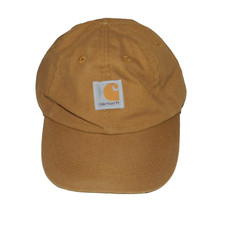 Carhartt Hat Cap Strap Back Youth Canvas Brown ChildAdjustable Outdoor Unisex