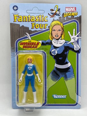 Marvel Legends Retro Fantastic Four The Invisible Woman 3.75'' Figure - Unpunched