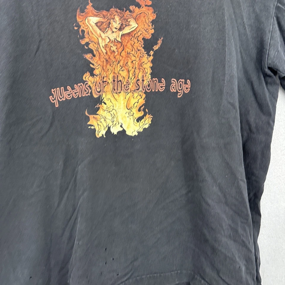 Camisa De Colección Queens Of The Stone Age Para Hombres Clasificado L 2000 R Firelady Josh Homme Gigante Foto 4 de 4
