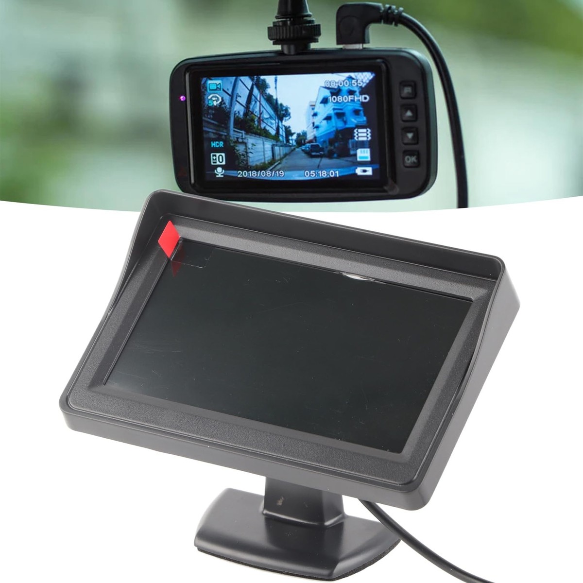5 Zoll 800 x 480 Tft LCD-Display HD-Automonitor Rückfahrmonitor mit