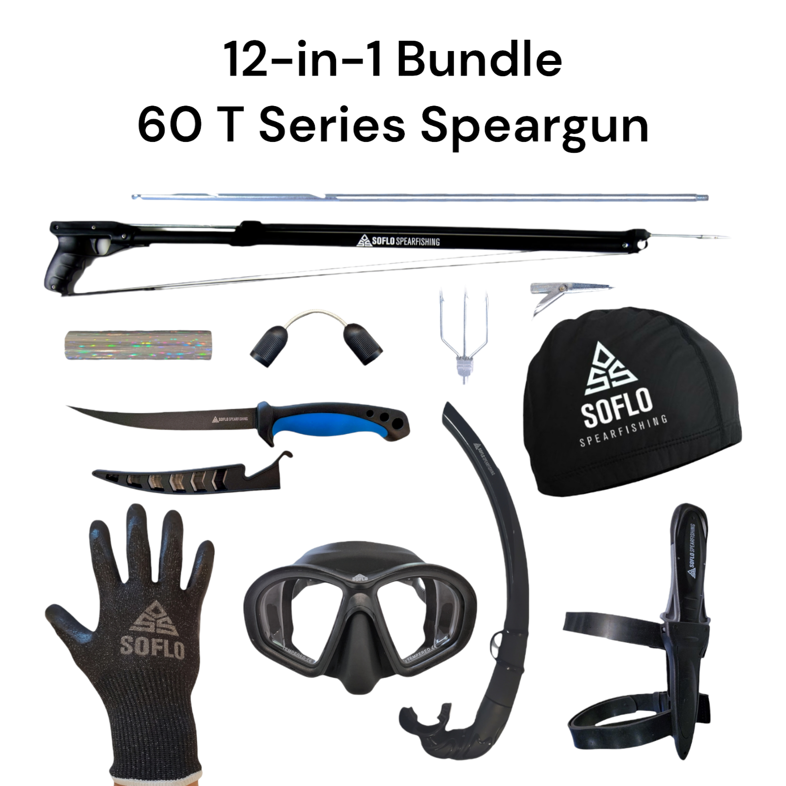 12in1 Spearfishing Bundle Speargun, Dive Gear & Accessories For Any
