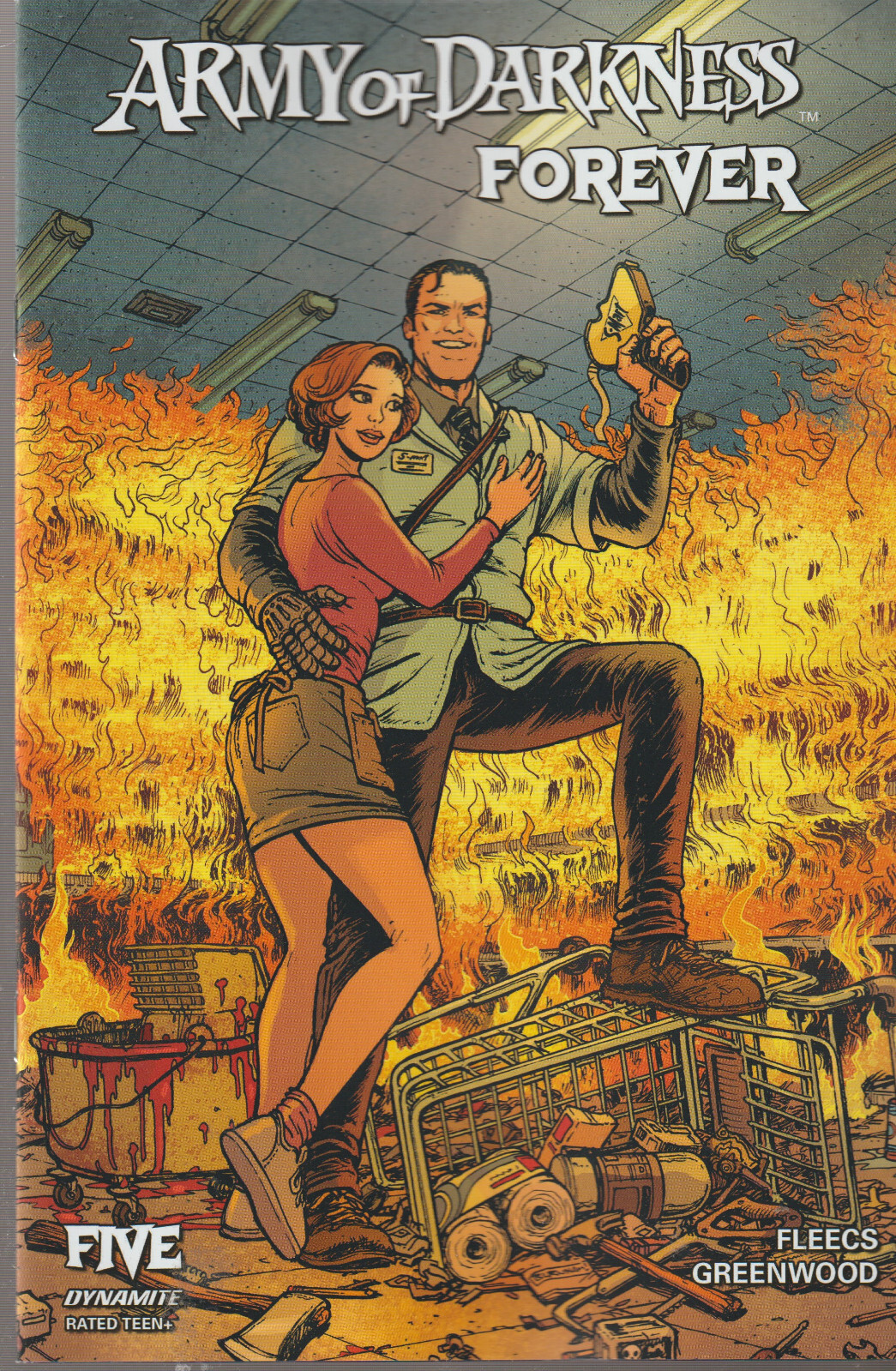 DYNAMITE COMICS ARMY OF DARKNESS FOREVER #5 FEBRUARY 2024 VARIANT D 1ST PRINT NM