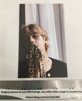(1) NEW BTS V Kim Taehyung Rêvé Reve Postcard #10 - 10th Picture Postcard in Set