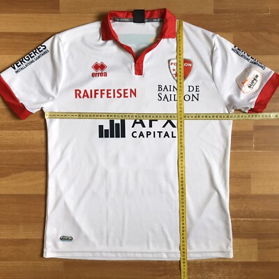 Maillot FC Sion 2015-16 Match Porté – UEFA Europa League #3 ZIEGLER Errea