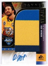 20/21 2020 SP GAME USED ROMAN JOSI AS20-RJ BANNER YEAR AUTO /10 NHL ALL-STAR