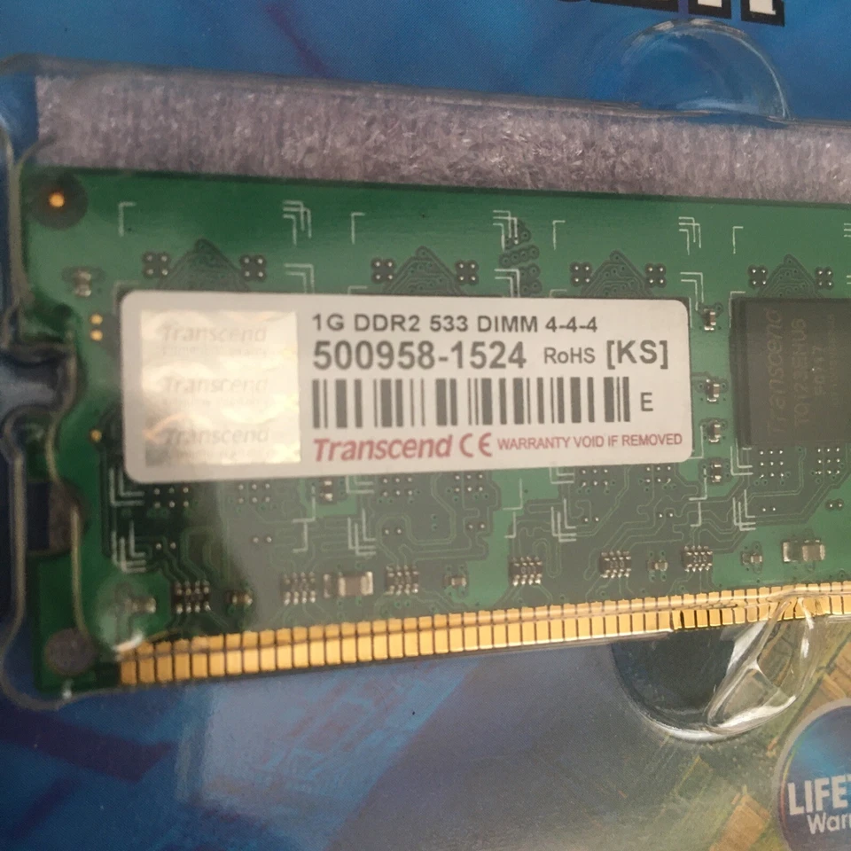 Jet Ram DDR2533- DIMM (128Mx64)  1 GB  Memory for PCs - JM533QLJ-1G  240P New - Image 2 of 4