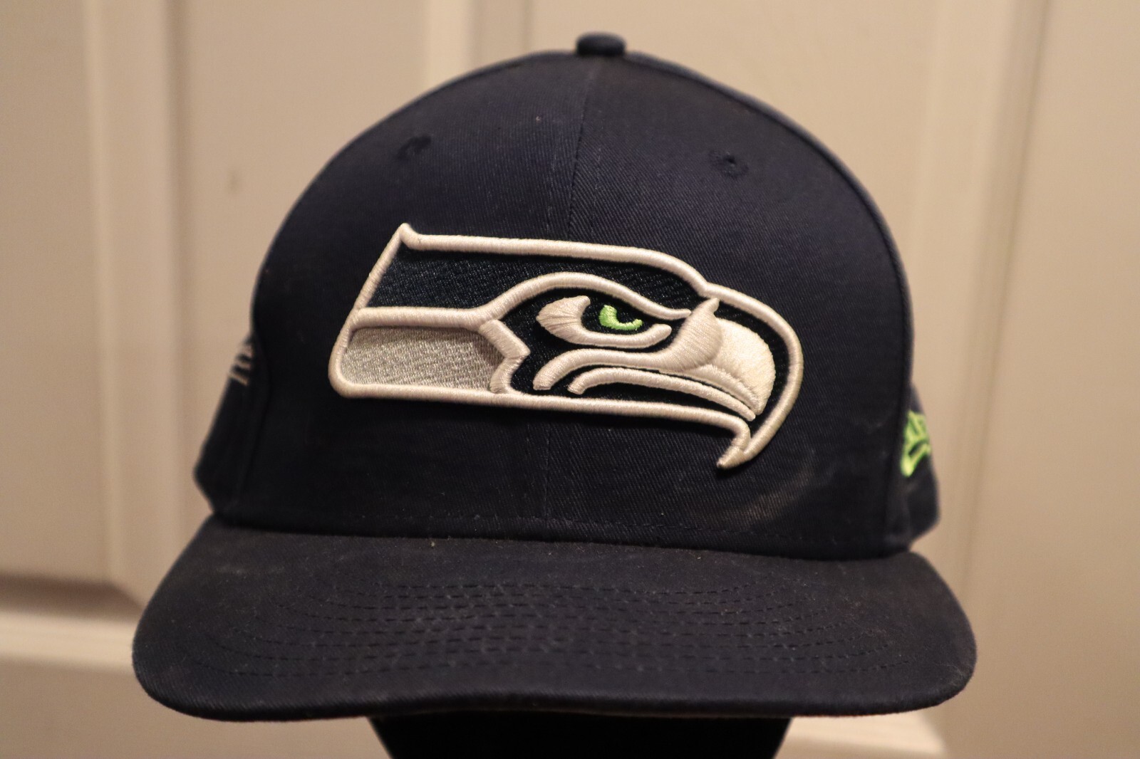 Seattle Seahawks Baseball Cap New Era Heritage Fitted Snapback Hat NFL Blue