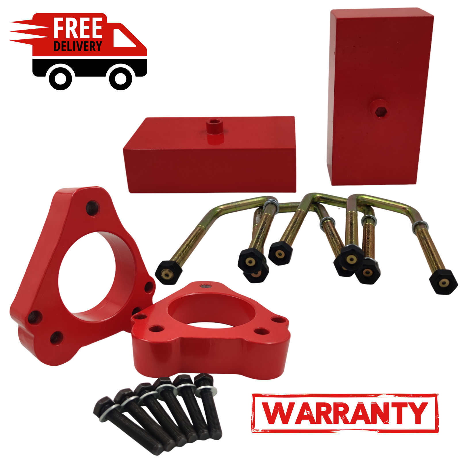 Lift Kit Complete Leveling Spacer Aluminum 40 mm for Fiat Ducato 2006