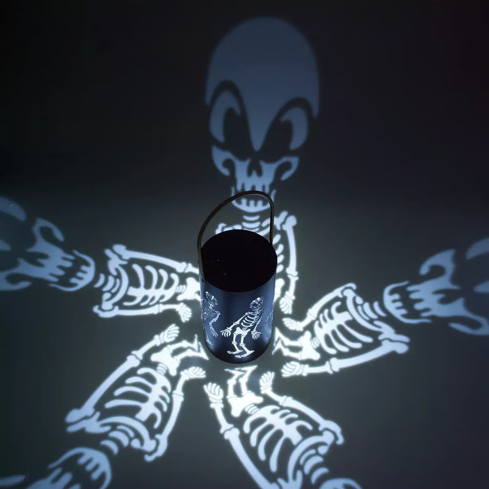 Disney Halloween The Skeleton Dance LightUp Projecting Lantern Silly