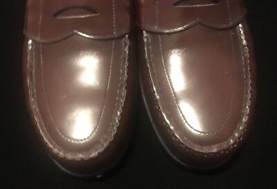 LEHIGH Safety Steel Toe SAFETY Shoes Burgandy Leather Penny  display picture 3