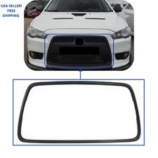 for 2009- 15 Lancer Ralliart GT front bumper grille surround black