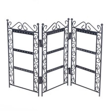 Earring Organizer 72 Holes Metal Foldable Jewelry Tree Display Stand 18.1x9.8"