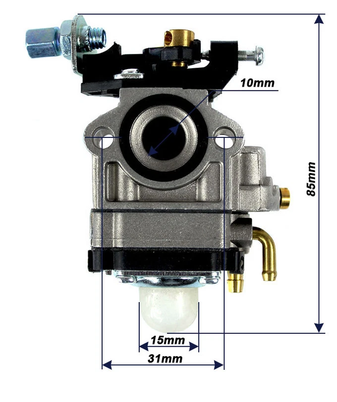 Vergaser für Rotfuchs RS-2300 / RS 2300 / HDTR26 / HDTR 26 Heckenschere - Bild 3 von 4