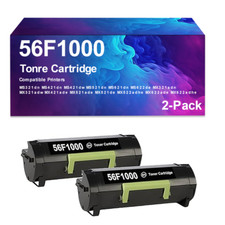 2 Pack 56F1000 Toner Cartridge Replacement for MS321dn MS421dn MS421dw MS521dn