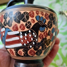 Greek Pottery Jug 480 BC Corinthian Period Museum Replica Handmade GREECE 9.5cm