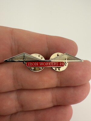 Iron Workers Local 29 Portland Oregon Tilikum Bridge Pin - Union Made Pin