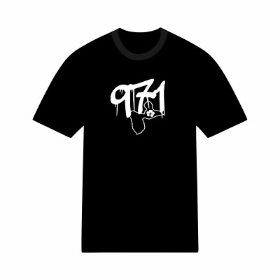 T-shirt unique avec la carte de la Guadeloupe 971.  T-shirt Unisexe exclusif