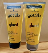 GOT2B Glued Styling Spiking Glue Water Resistant Screaming Hold 6oz. LOT OF 2