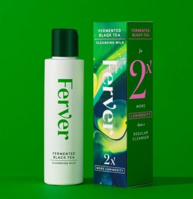 Ferver Fermented Black Tea Cleansing Milk 2X more luminosity  - 4 fl oz