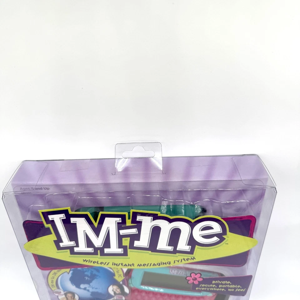 Juguete electrónico retro Girl Tech IM-ME nuevo IOB Radica 2007 Y2K mensaje instantáneo Foto 2 de 4