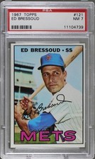 1967 Topps Eddie Bressoud #121 PSA 7 2d2