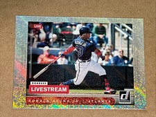 2021 RONALD ACUNA JR. Donruss Livestream #LS5 Braves Baseball Card - Panini