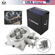 Cnc Billet 1000cfm 4150 Flange Carburetor Throttle Body 1.75 Core 4 Barrel Sl