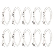 5 Pairs Anti Loose Shoelace Straps Invisible High Heel Detachable Clear Belt