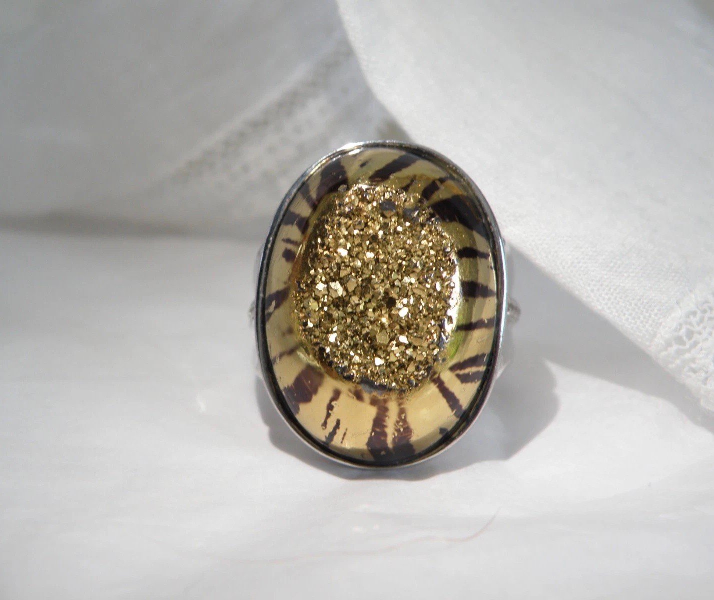 Solid Sterling Silver 925 Panther Tiger Leopard H… - image 2