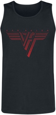 Van Halen Tank-Top Herren Classic Red Logo schwarz