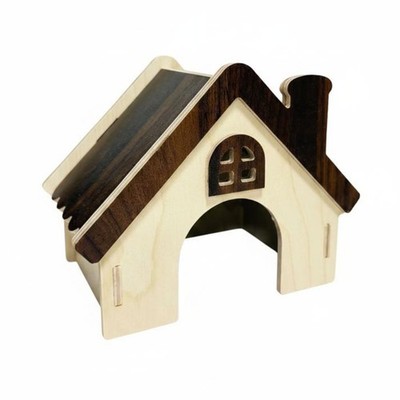 Holz Hamsterhaus Modular Hamsterversteck aus Holz Temperaturregulierend