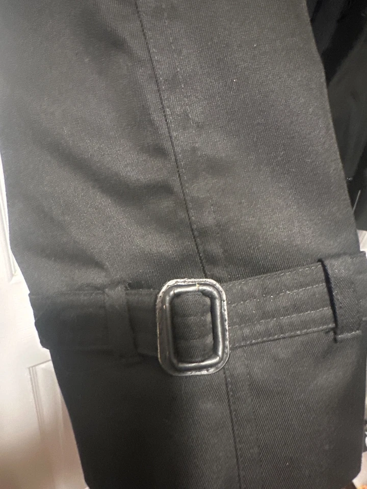 Gabardina Abrigo Mackintosh Weatherfair Forro Extraíble Negro, 40 Corto Foto 4 de 4