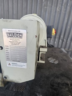 Baileigh TJ-20E Electric Metalworking Machine Industrial Equipment Power Source
