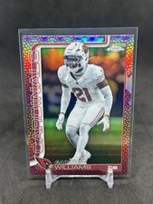 Garrett Williams 2025 Topps Chrome Football Leather Refractor #6 Cardinals