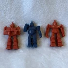 Vintage Battle of the BI-TRONS Robot Toys RED EVIL ROUNDBOT Blue SQUAREBOT