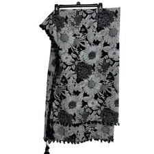 Liberty of London for Target Floral Scarf Wrap Pareo Shawl Sarong Fringe Tassel